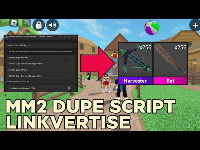 Mm2 script Linkvertise Link [ Summer Update ]  Dupe Knives And Guns [ Fully Working Dupe Method ] 