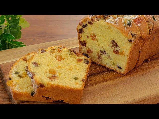 Fruit Cake Recipe Easy | How To Make Simple Fruit Cake