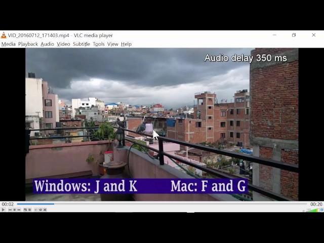 How to Sync Audio in VLC