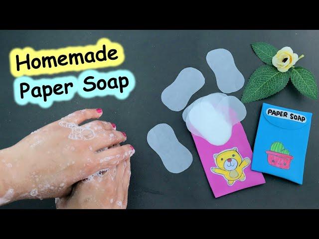 How to make paper soap | paper soap | homemade paper soap | paper soap banane ka tarika |Sajal malik