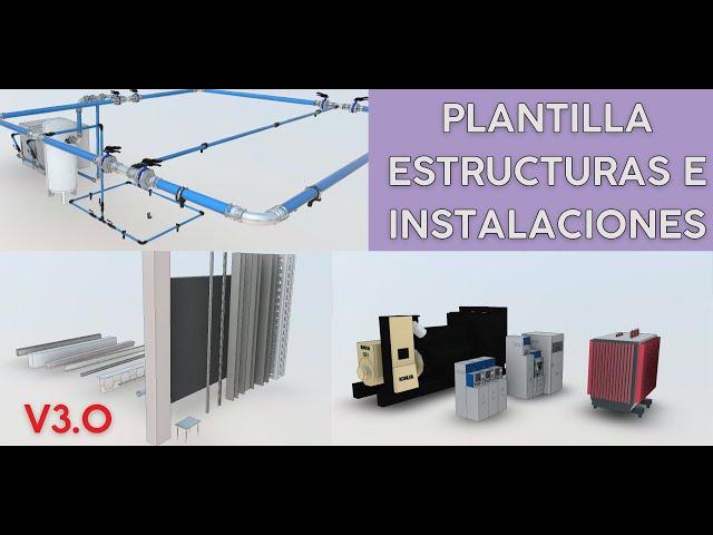 Plantilla estructuras e instalaciones para Revit | Lanzamiento v3.0