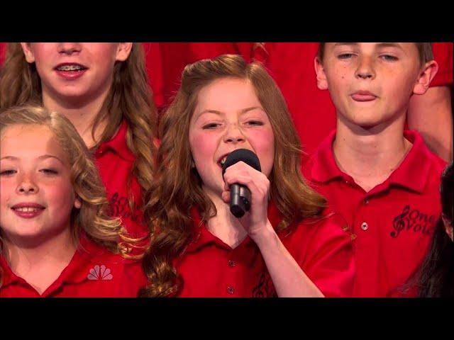 Lexi Walker & One Voice Children's Choir - "Burn" (Live at America's Got Talent 2014)