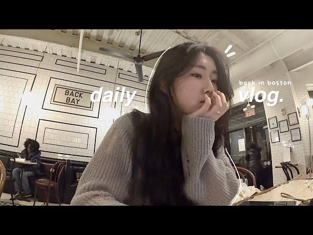  weekly diaries: back in uni, kpop dance performance, yummy boston eats, seeing friends ⋆˙⟡