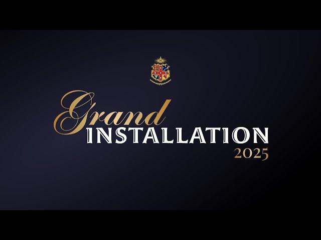 United Grand Lodge of Victoria 2025 Grand Installation