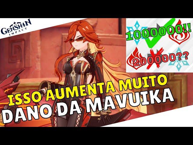 MAVUIKA MELT MUITO MAIS FORTE COM ESSE SIMPLES TRUQUE - GENSHIN IMPACT