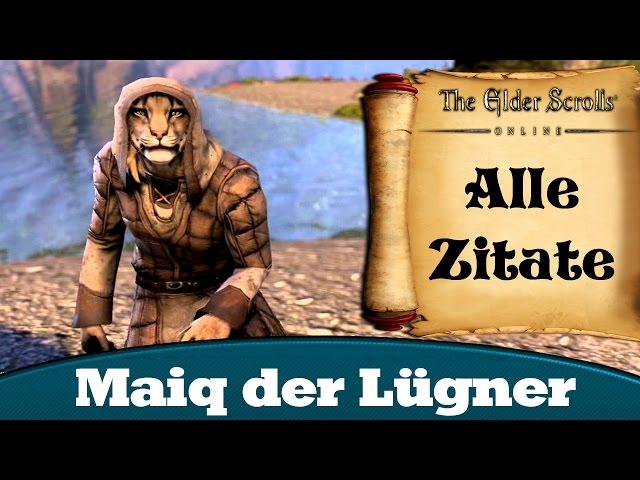 TESO | M´aiq der Lügner - Alle Zitate erklärt [Elder Scrolls Online]