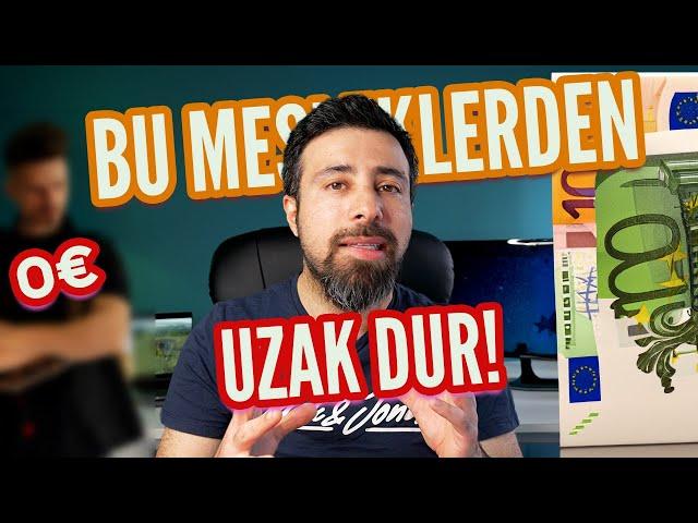 Almanya'da En Az Kazanan Meslekler | BU MESLEKLERDEN UZAK DURUN!