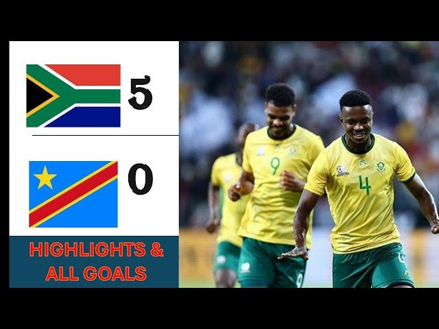 South Africa 5 - 0 Congo Republic | AFCON QUALIFIERS HIGHLIGHTS