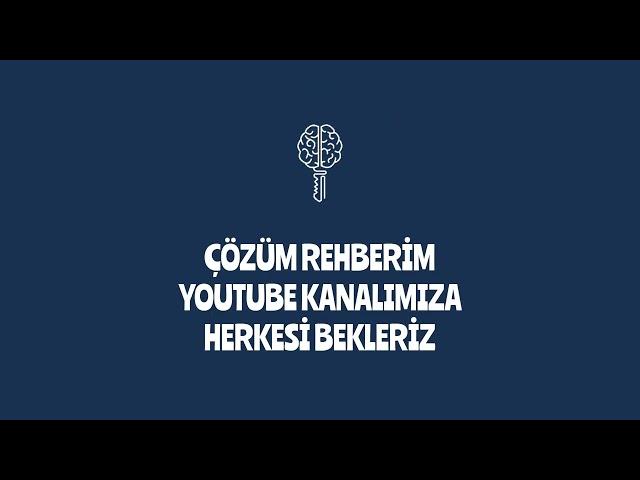 YENİ KANAL ÇÖZÜM REHBERİM