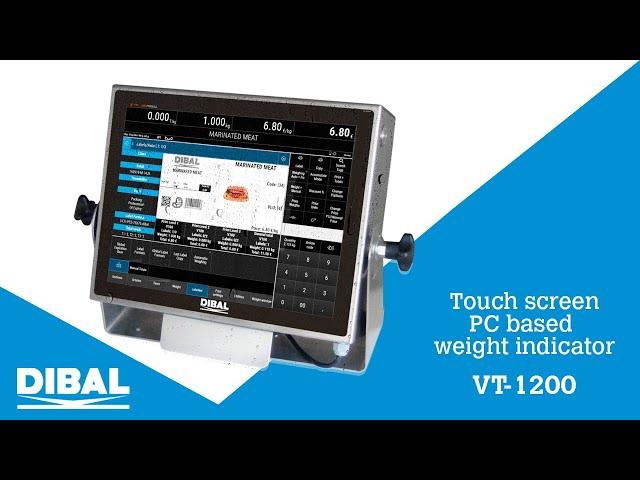 New generation of PC Dibal VT-1200 weight indicators for industrial environments