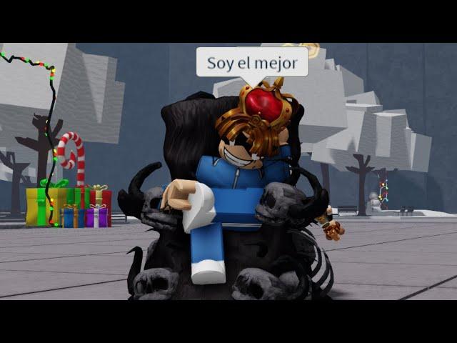 ROBLOX SUPERE A MI MAESTRO Strongest Battlegrounds (MOMENTOS DIVERTIDOS)