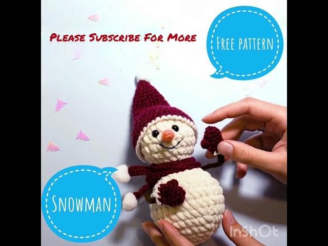 Amigurumi Snowman Free Pattern