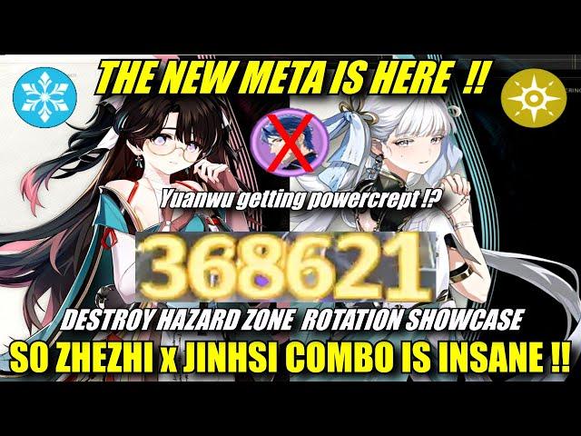 S0 ZHEZHI x JINSHI COMBO THE NEW META !! Moonlit & Glacio Set Hazard Zone Rotation Showcase