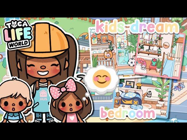 Building My Kids *DREAM BEDROOMS*  In Toca World! || voiced  || Toca Life World 