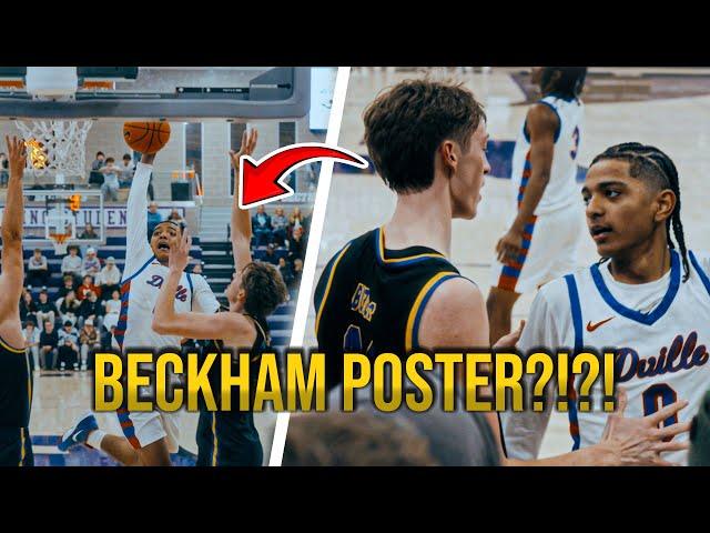 BECKHAM BLACK FIRST POSTER?!?! Duncanville vs The BEST Team In Utah!