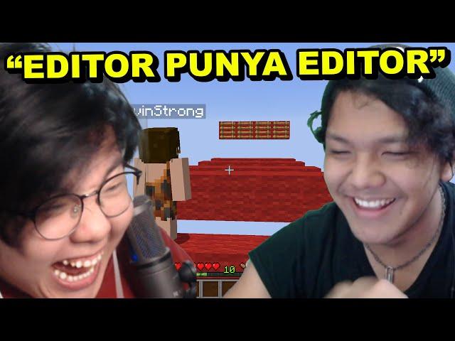 Ditantang Parkour Minecraft, Kalo Kalah Gw Harus Jadi Editornya Editor Gw