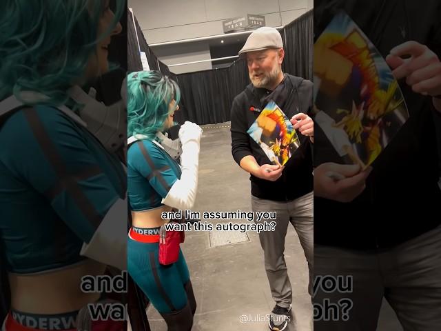 Meeting ALL MIGHT! - Chris Sabat! #myheroacademia #bnha #mha #bokunoheroacademia #anime #manga