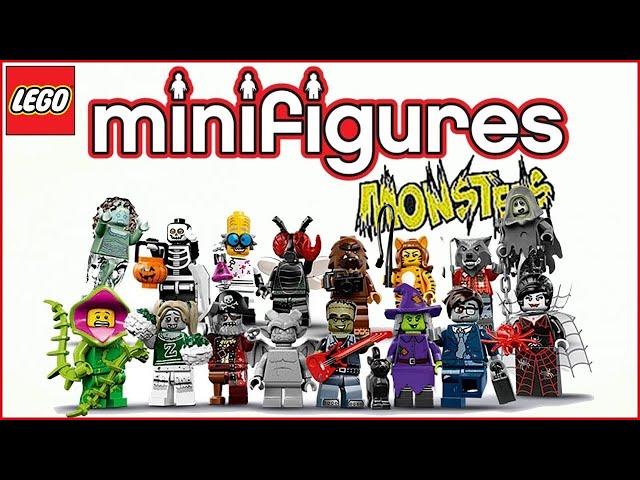 Мини-фигурки LEGO Monsters (Series 14) - Распаковка-обзор всей серии