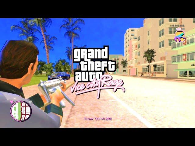 GTA Vice City RAGE - Free Roam Gameplay - Early Access Build (2K 1080p/1152p HD)