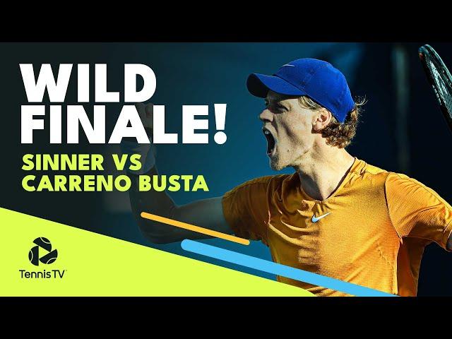 WILD Finale To Sinner vs Carreno Busta Thriller! | Miami 2022 Highlights