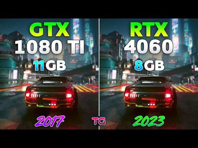 RTX 4060 vs GTX 1080 Ti - Test in 8 Games | 1440p