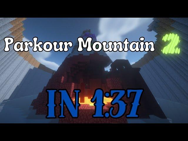 Parkour Mountain 2 Speedrun in 1:37 [WR]