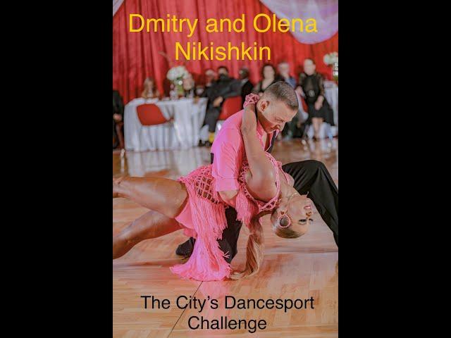 Dmitry & Olena Nikishkin Cha-Cha show dance at The City's Dancesport Challenge 2022.