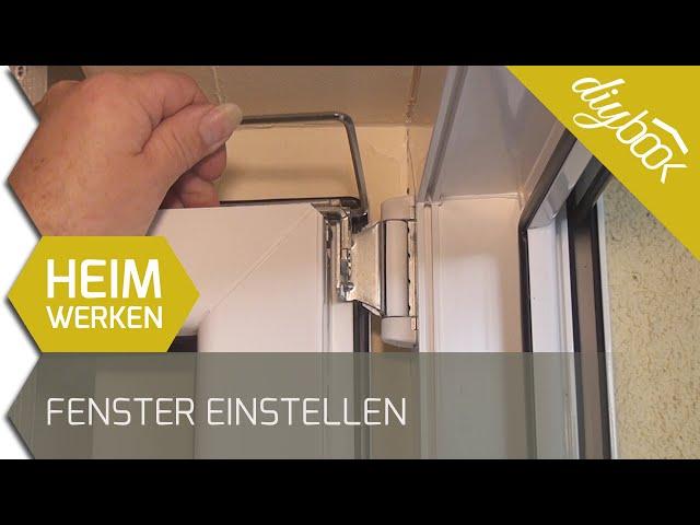 Fenster einstellen