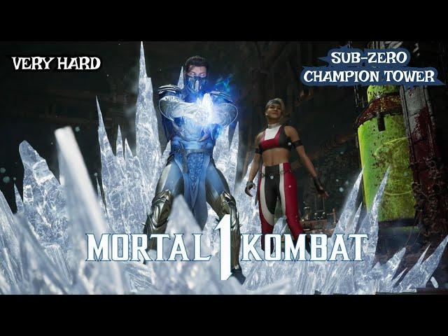 Mortal Kombat 1 - Champion Tower Sub-Zero Very Hard - No Matches / Rounds Lost