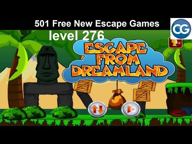 [Walkthrough] 501 Free New Escape Games level 276 - Escape from dreamland - Complete Game