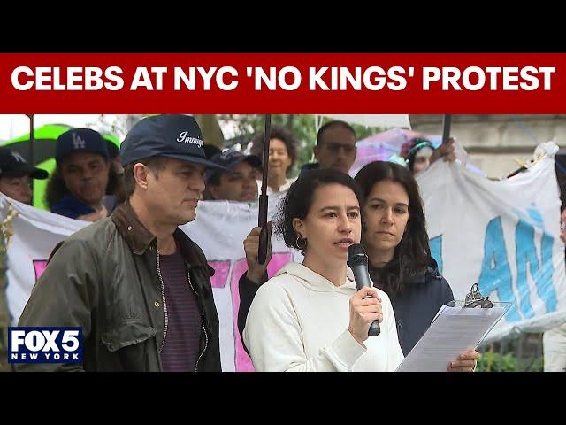 Mark Ruffalo, Ilana Glazer speak at NYC 'No Kings' protest | FULL