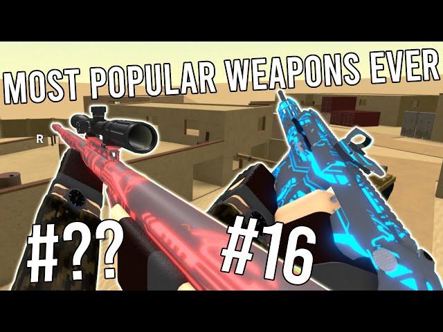 Top 25 MOST PREBOUGHT GUNS EVER in phantom forces