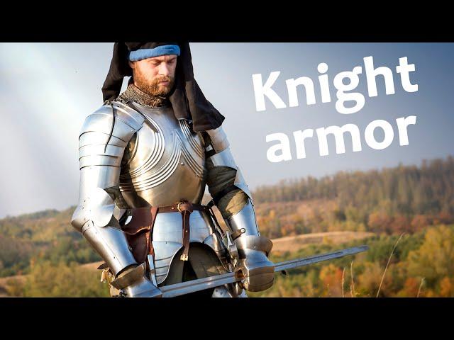 Knight armor. Myths, facts, thickness, weight, how to s**t