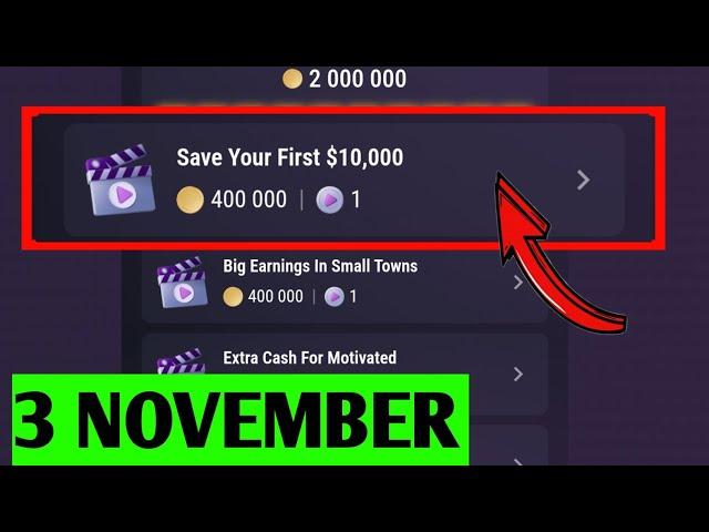 Save Your First $10,000 | TapSwap Video Code | 3 November TapSwap Youtube Video Code