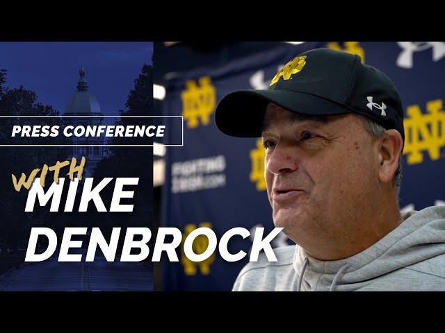 Notre Dame OC Mike Denbrock on OL and USC Rivalry