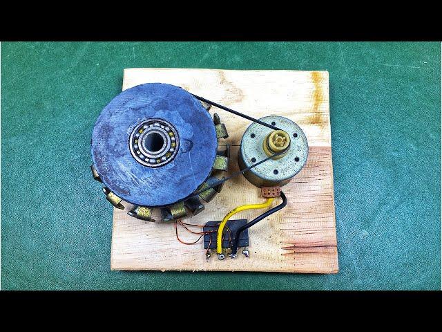 Powerful Mini Self Running Motor Using Free Energy Generator