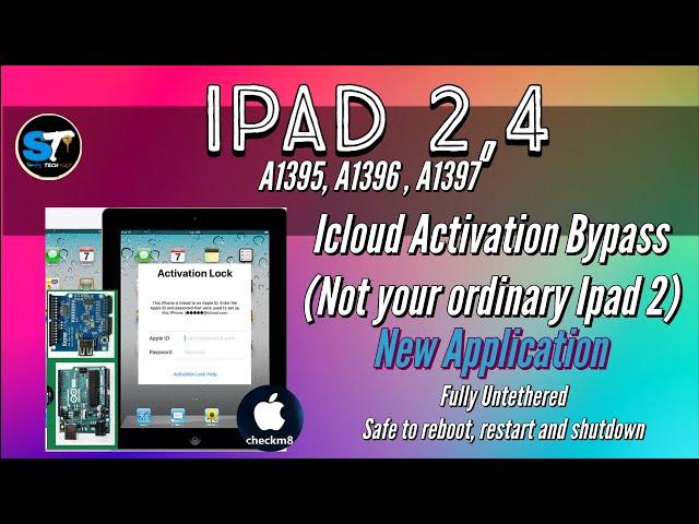 (iPad 2,4)  iCloud Activation Untethered bypass New Tool | Simply Tech-Key !