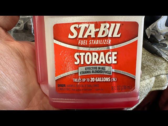 Fuel stabiliser and why you should be using it update…..