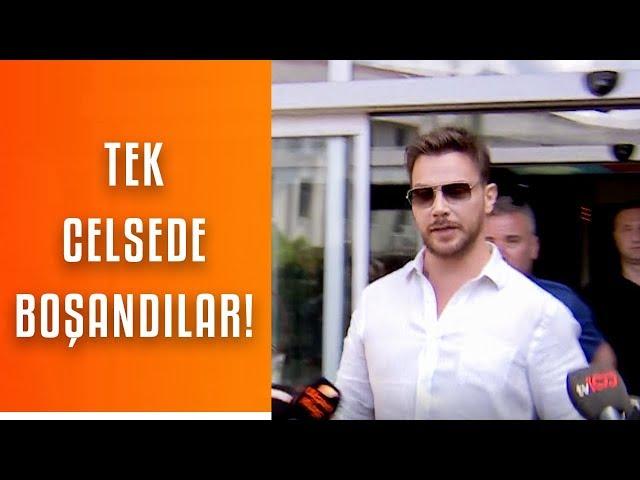 Sinan Akçıl'la Burcu Kıratlı tek celsede boşandı!