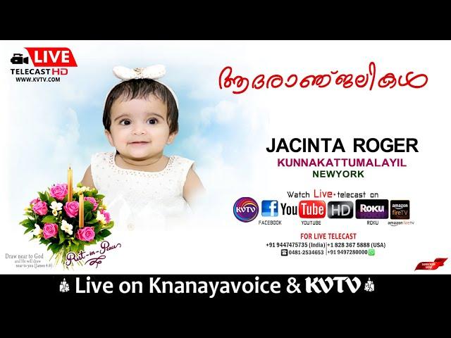 NEW YORK | FUNERAL SERVICE OF JACINTA ROGER KUNNAKATTUMALAYIL ON SAT 8 AM | KNANAYAVOICE