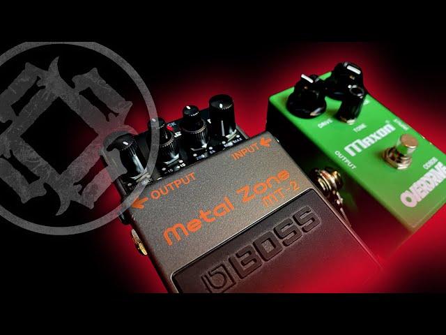 Boss Metal Zone vs Maxon OD808 - Overdrive Pedal Shootout