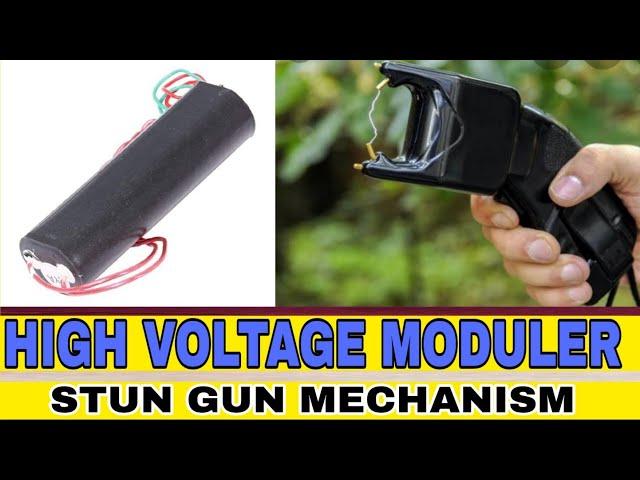how to make a ""HIGH Voltage kitty"" 3.7V dc to 4000volt A.C. teaser circuit "STUN GUN Mechanism""
