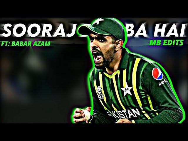 Babar Azam X Sooraj Dooba •Babar Azam beat sync edit•#babarazamcoverdrive• MB EDITS