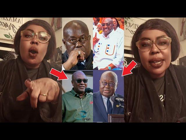 Afia Schwar React On Akufo-Addo's Goodbye To Kumasi, Drags Mahama & NDC