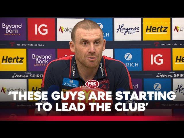 Goodwin all praise for young stars of the Demons squad ⭐ | Melbourne Press Conference | Fox Footy