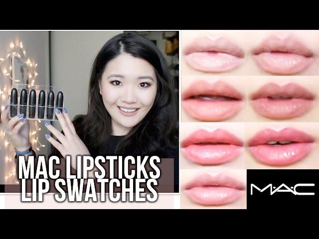 MAC Lipsticks Lip Swatches! 