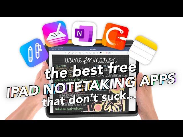 The BEST FREE iPad Note Taking Apps (that don't suck)!!