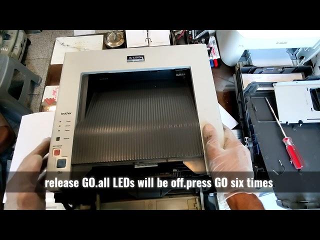 All LEDs blinking printer brother 5250_5350_5240