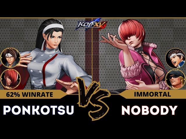 KOF XV️PONKOTSU (Kyo/Chizuru/Iori) vs NOBODY (Shermie/Shingo/Clark)️Replay Match - 03/25