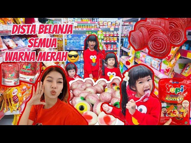 DISTA BORONG SEMUA WARNA MERAH!! SERU BGT!! #viralvideos